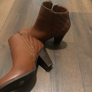 Brown booties